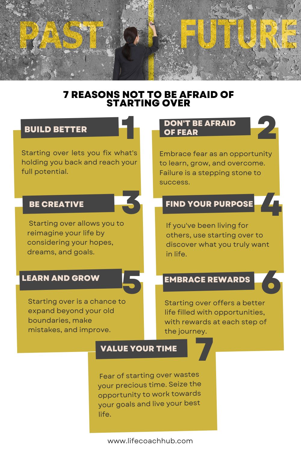 7 reasons not to be afraid of starting over