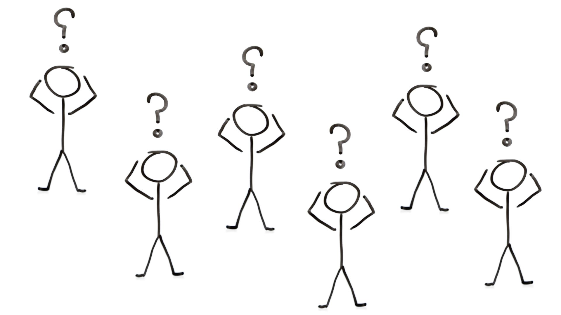 Stickmen with question marks overhead, what does it mean to hold someone accountable