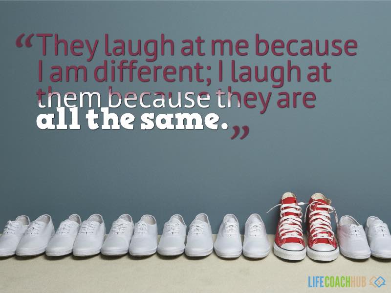 They laugh motivational coaching quote