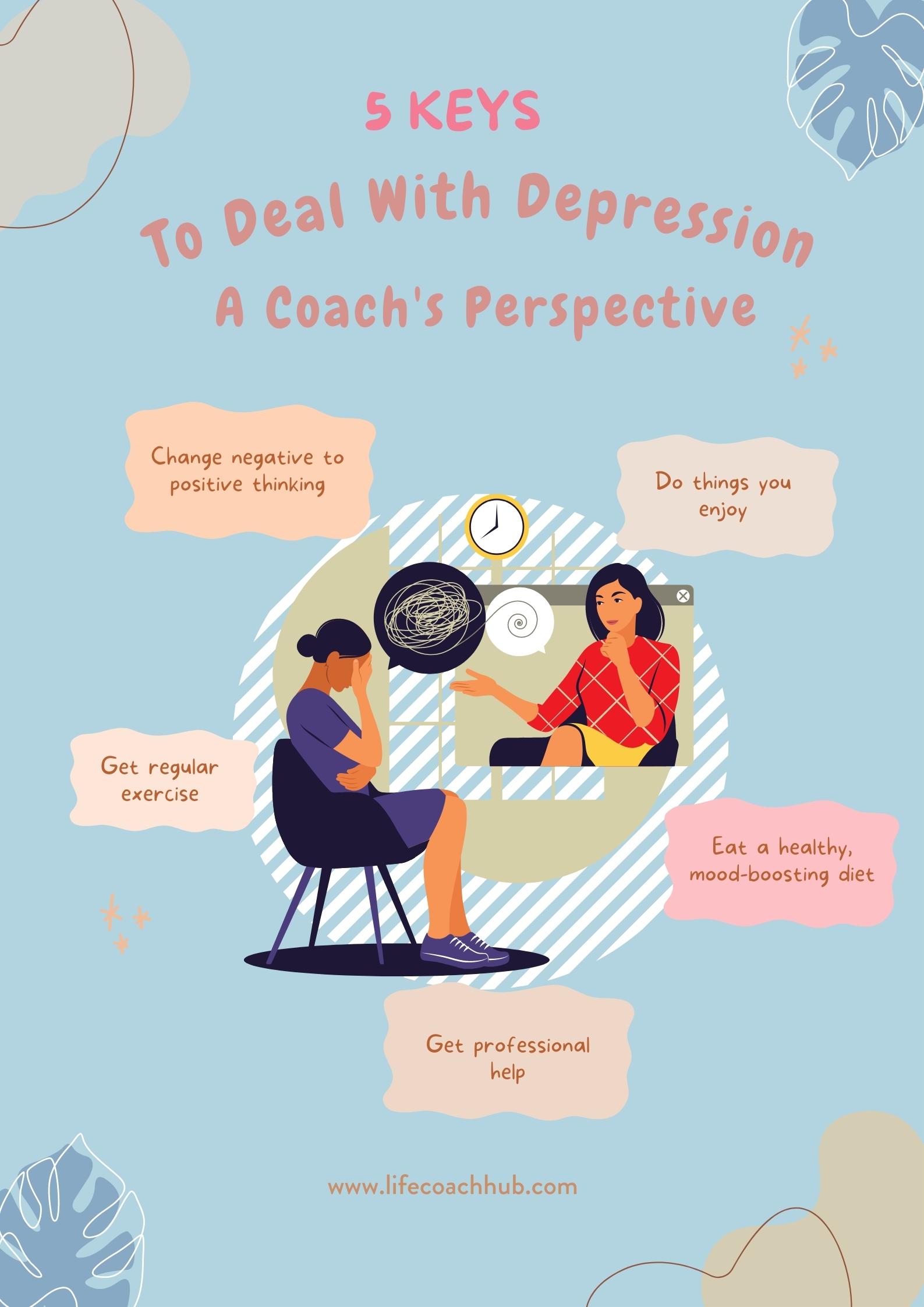 Keys to deal with depression coaching tip