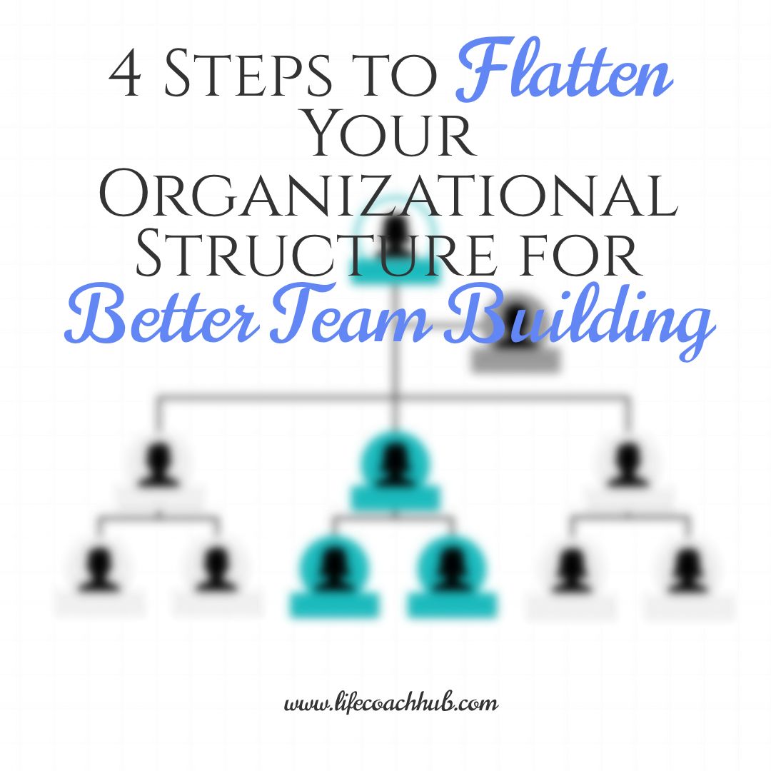 Flatten your organizational chart for better team building and morale