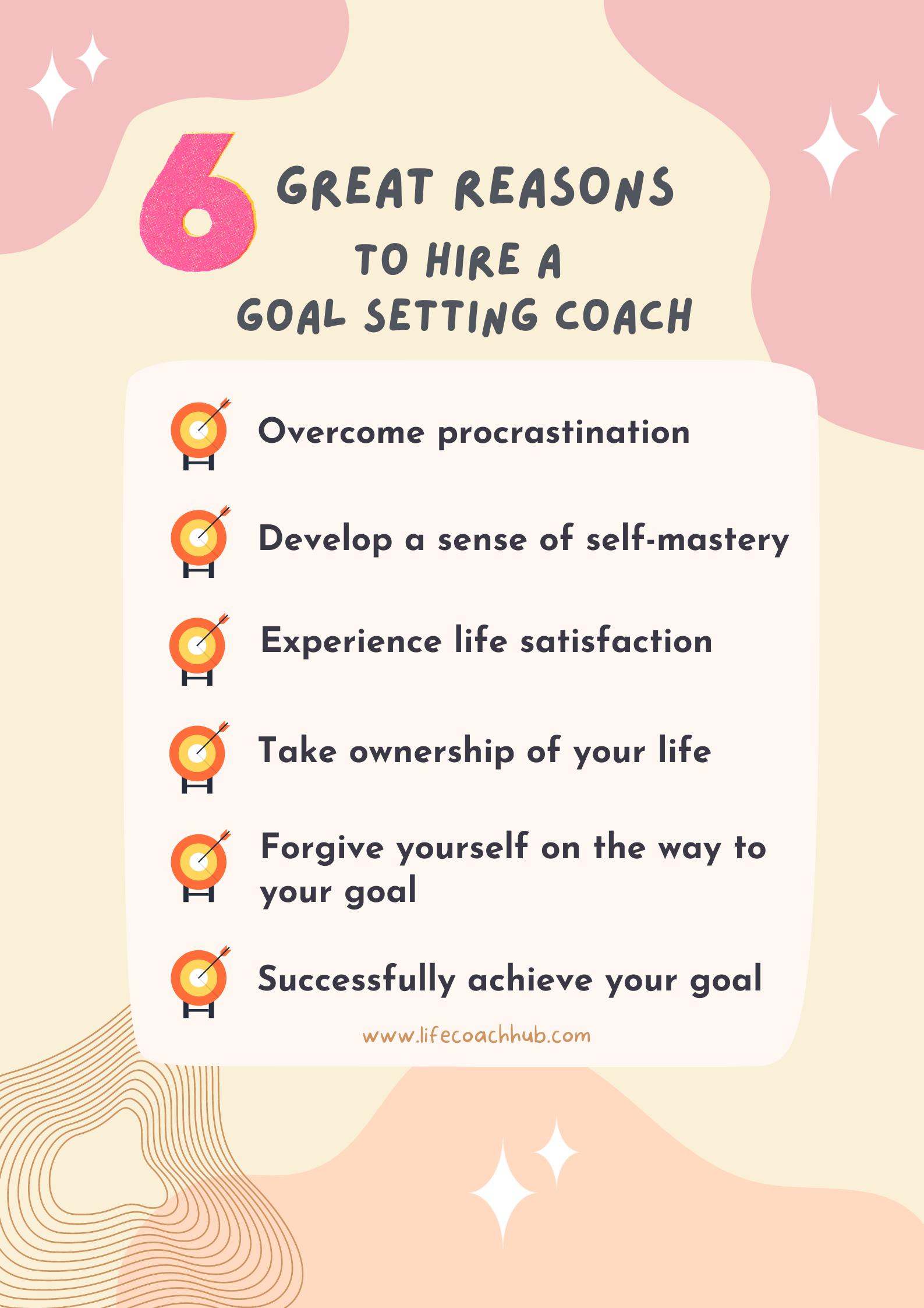 6 Great Reasons to hire a goal setting coach