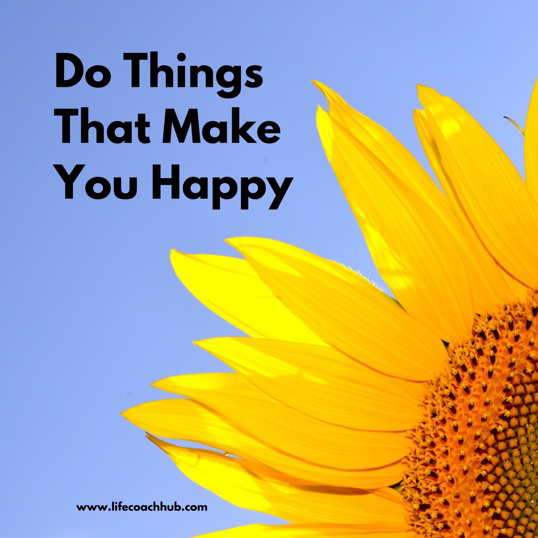 Do Things That Make You Happy