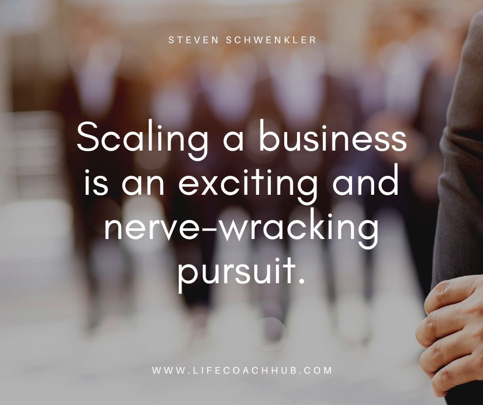 Scaling a business is nerve-wracking but exciting.