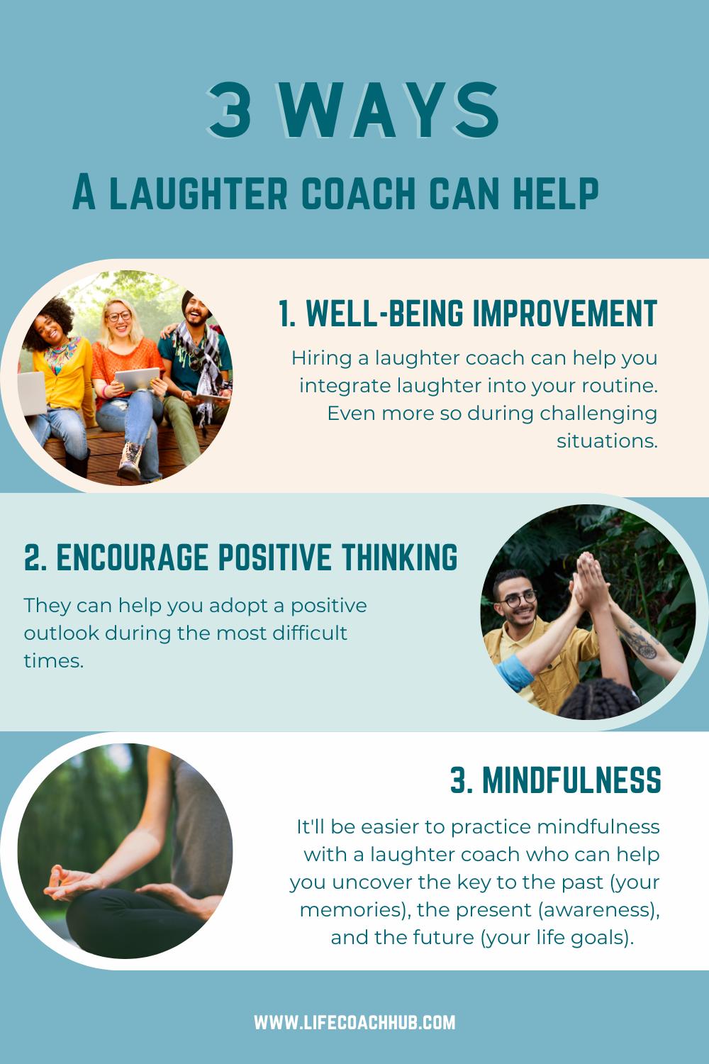 3 Ways A laughter coach can help