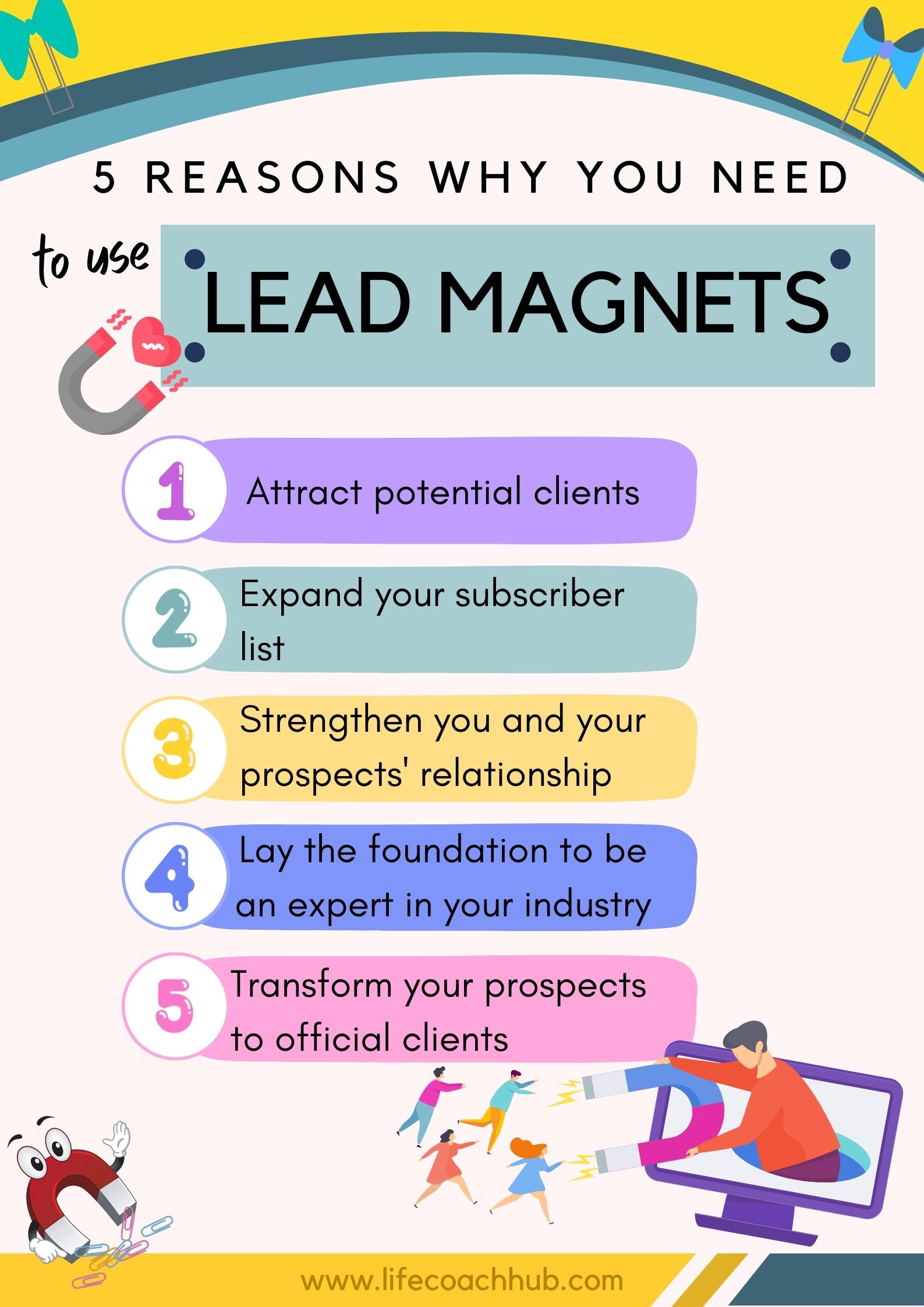 Why you need to use lead magnets