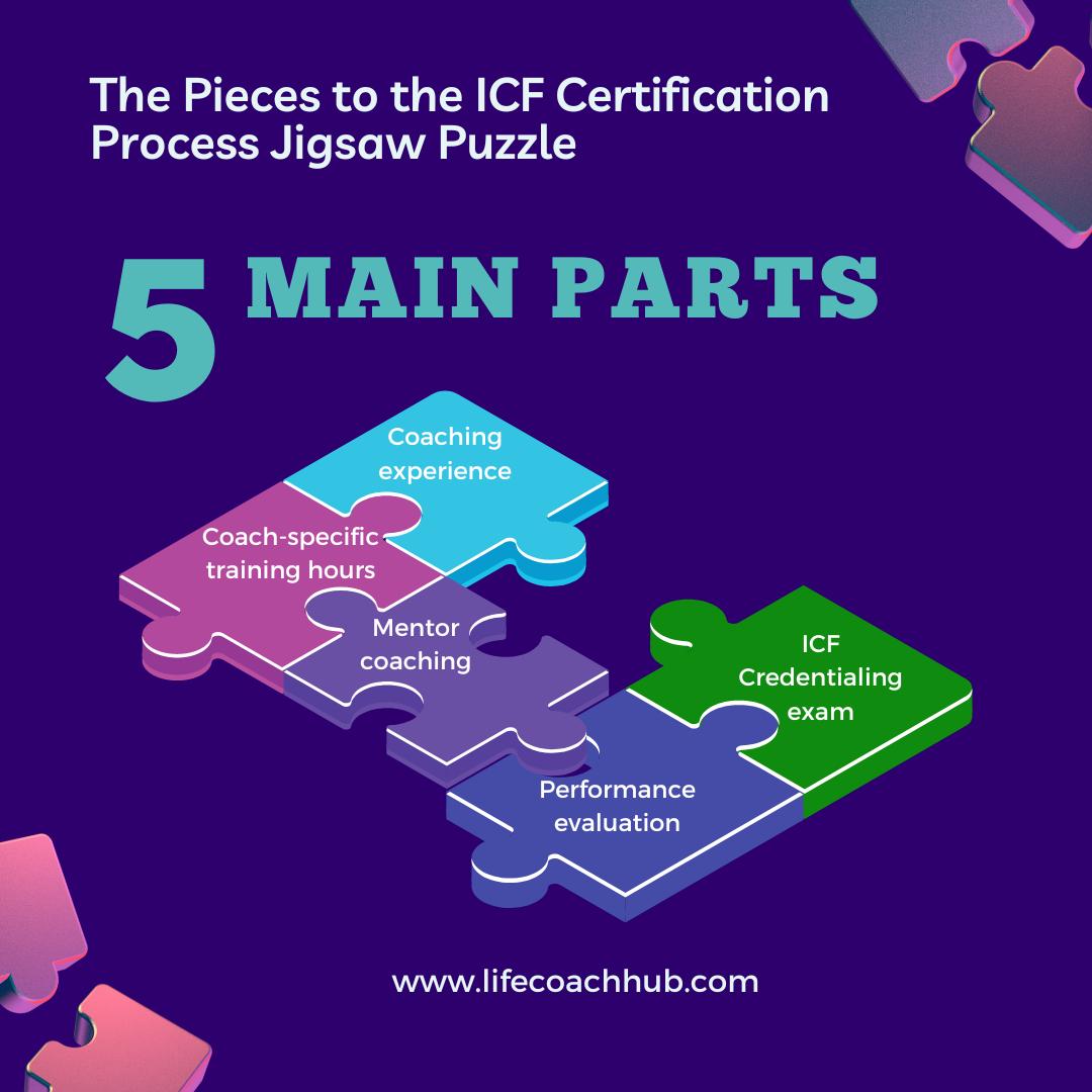 The Pieces to the Certification Process Jigsaw Puzzle: 5 Main Parts