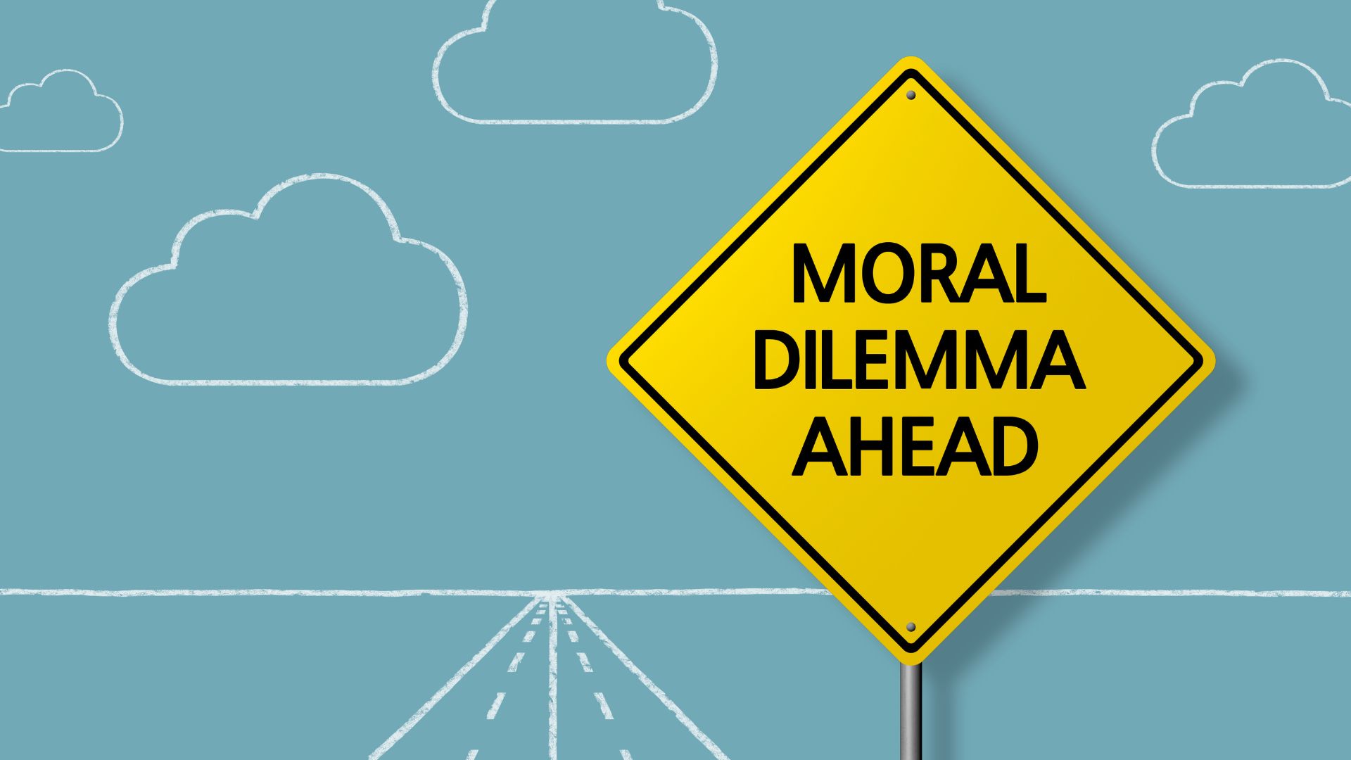 Moral dilemma sign, what does it mean to hold someone accountable