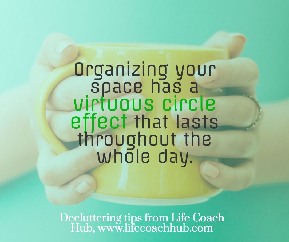 Organize your space for serenity