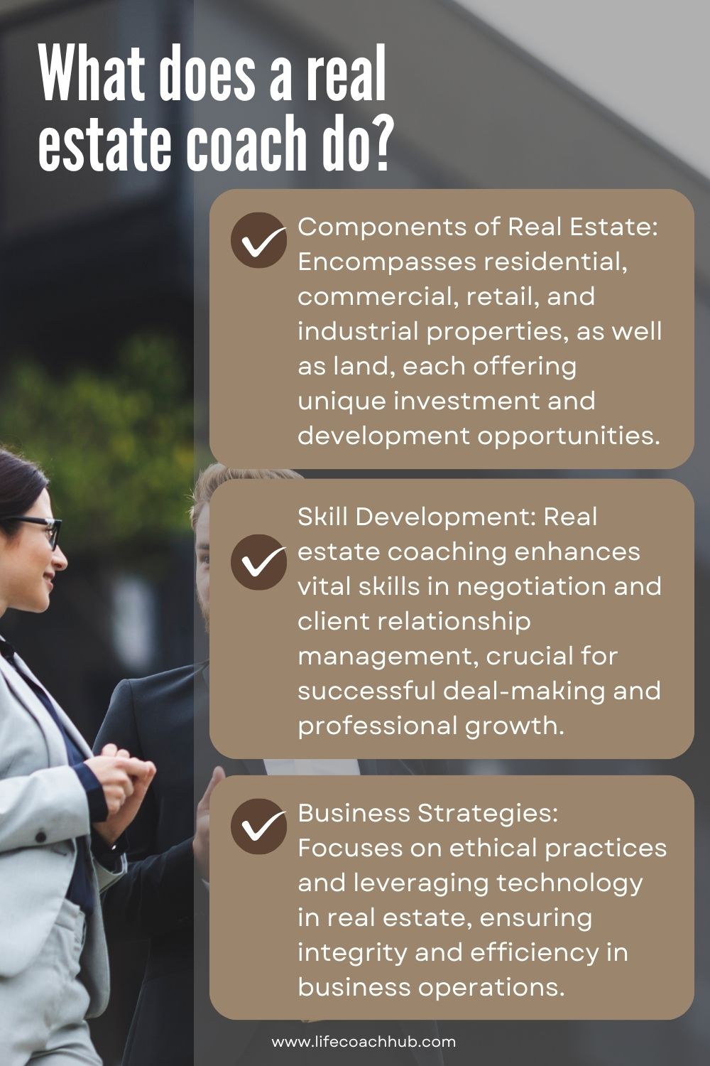 what does a real estate coach do